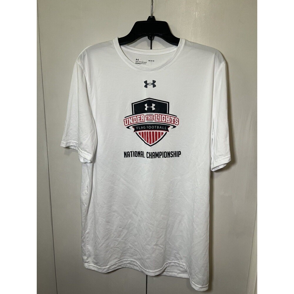 UNDER ARMOUR NFL FLAG FOOTBALL UNDER THE LIGHTS YOUTH T-SHIRT SIZE: Large